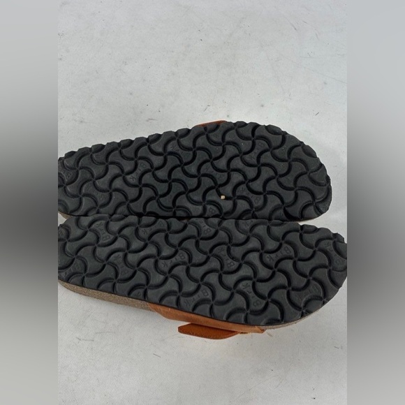 Birkenstock Madrid Slide Sandals with Gold Big Buckles - Picture 6 of 7